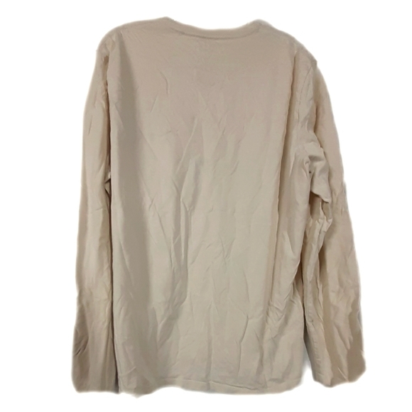 Geuss Light Nude Tee with Long Sleeves - Picture 2 of 2